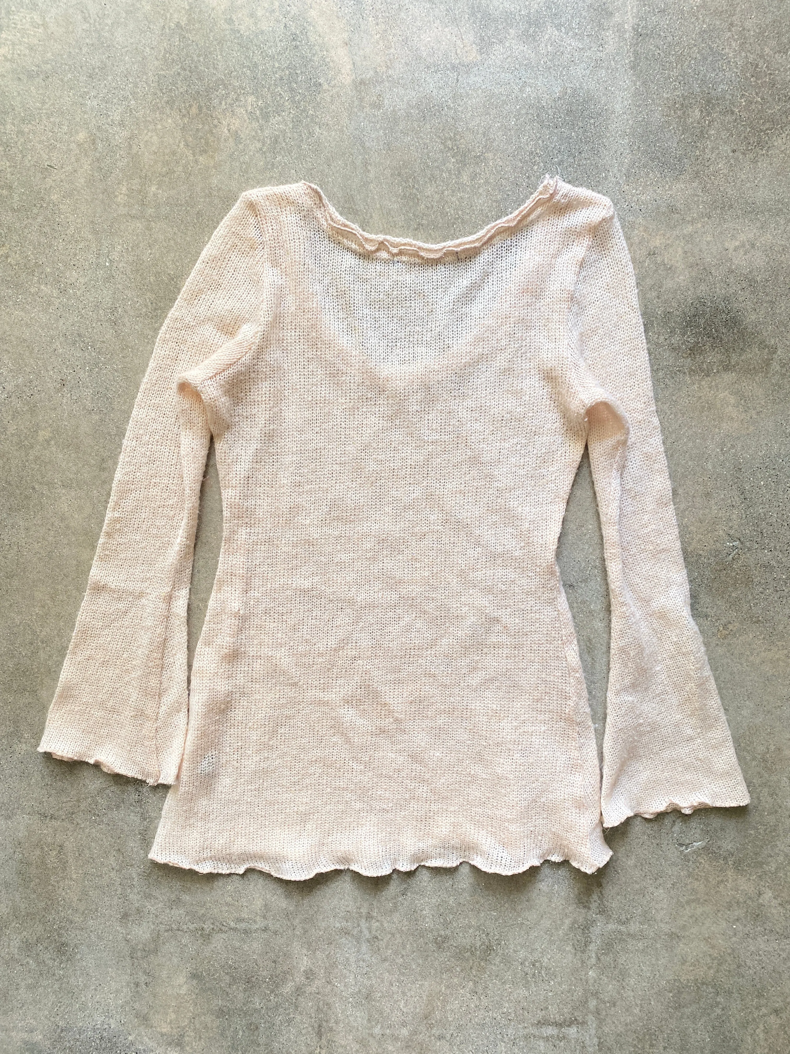 00's Cream Knit Sweater