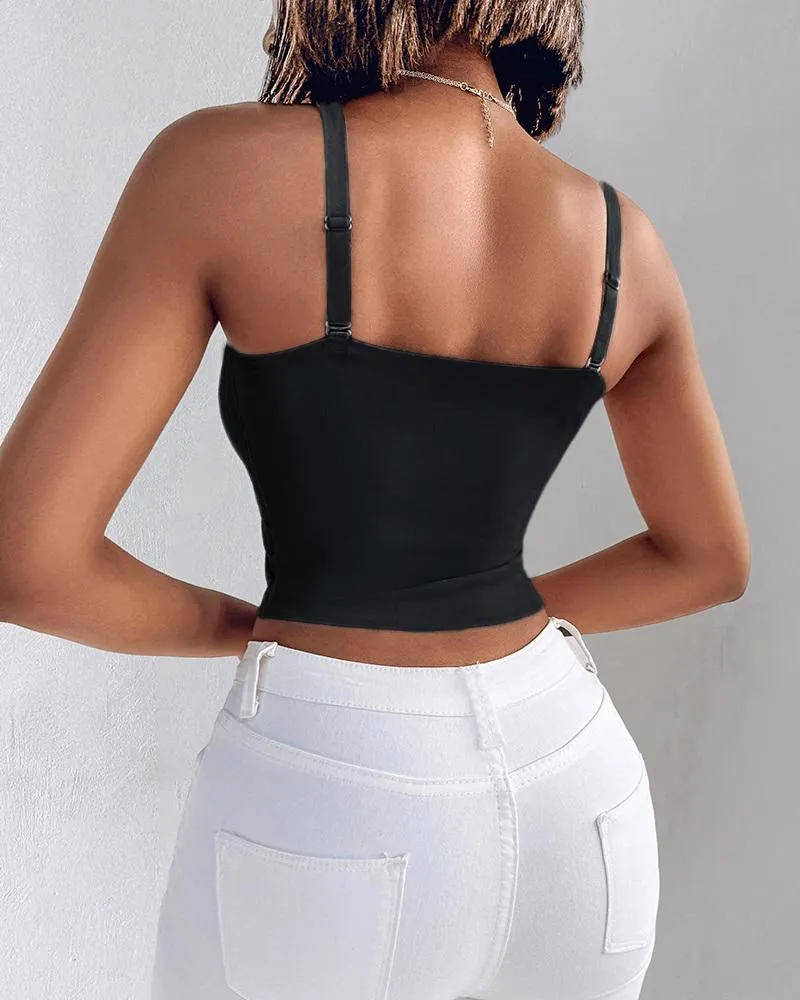 2 Pack Womens Lace V Neck Spaghetti Strap Bralette Camisoles Sexy Soft Crop Tank Top