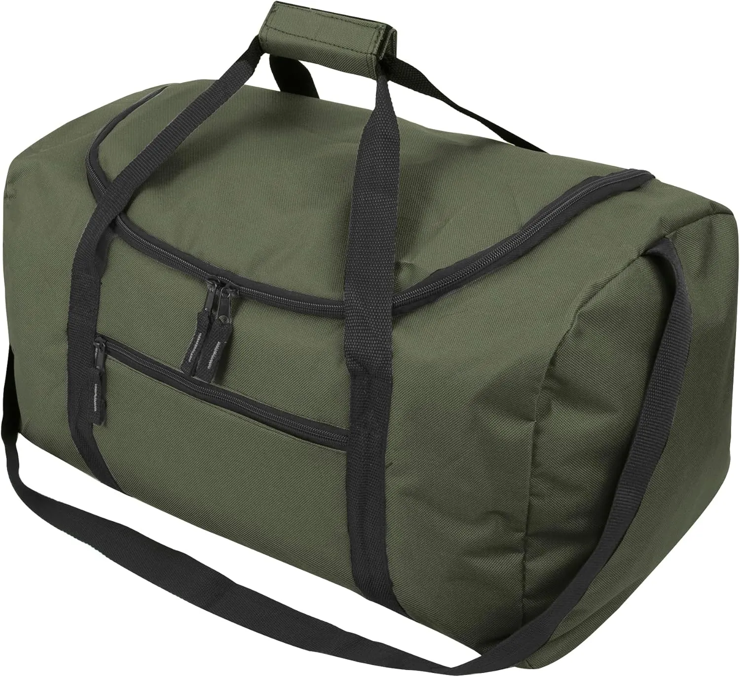 20 Inch, 40 Liter Duffel Bag for Men, Women Travel Weekender Overnight Carry-on Shoulder Duffel Tote Bag (Green)