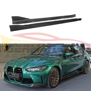 2021  BMW M3/M4 Carbon Fiber M Performance Style Side Skirts | G80/G82/G83