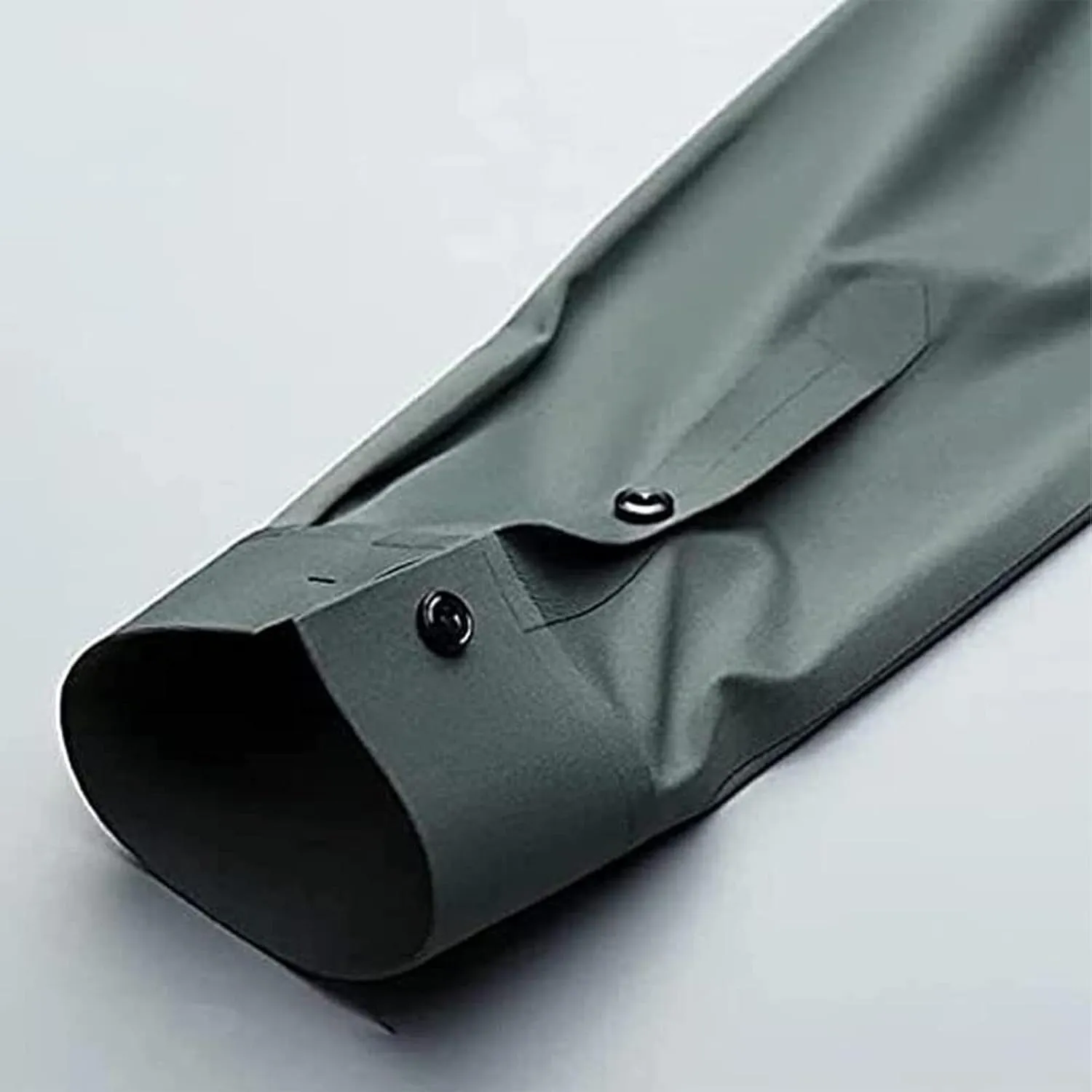 2023 Men's Classic Wrinkle-Resistant Shirt Button Down Dress Stretch Anti-Wrinkle (Color : Black, Size : X-Large)