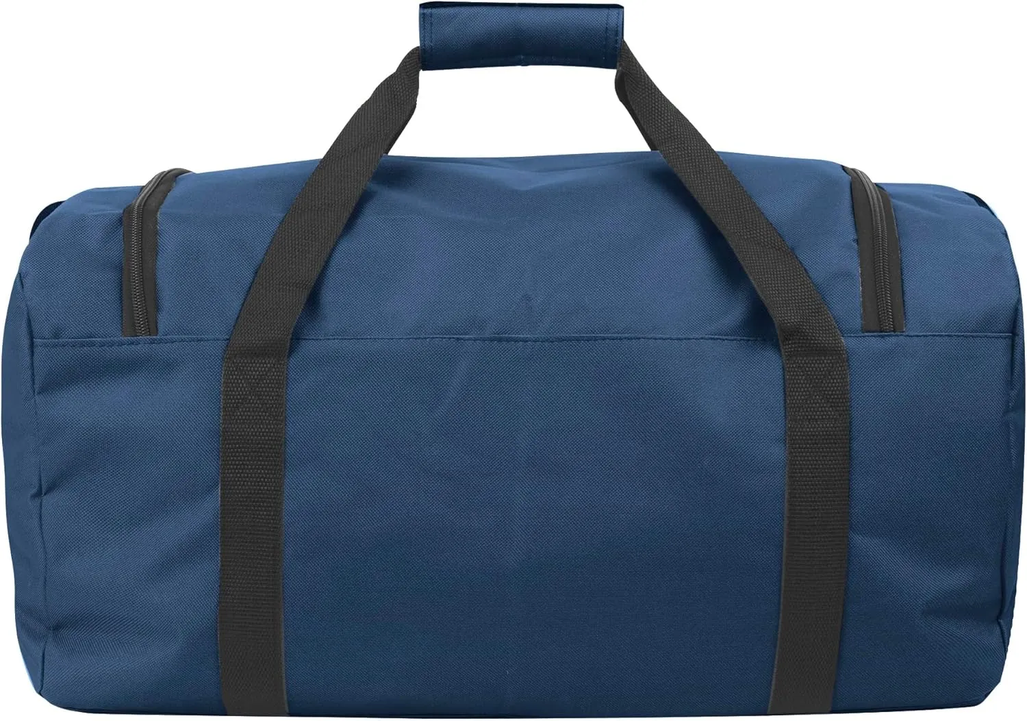 (24 Pack) Bulk Duffle Bags Wholesale for Homeless Adult Men, Women, Travel, and Sports Teams (All Blue Pack)