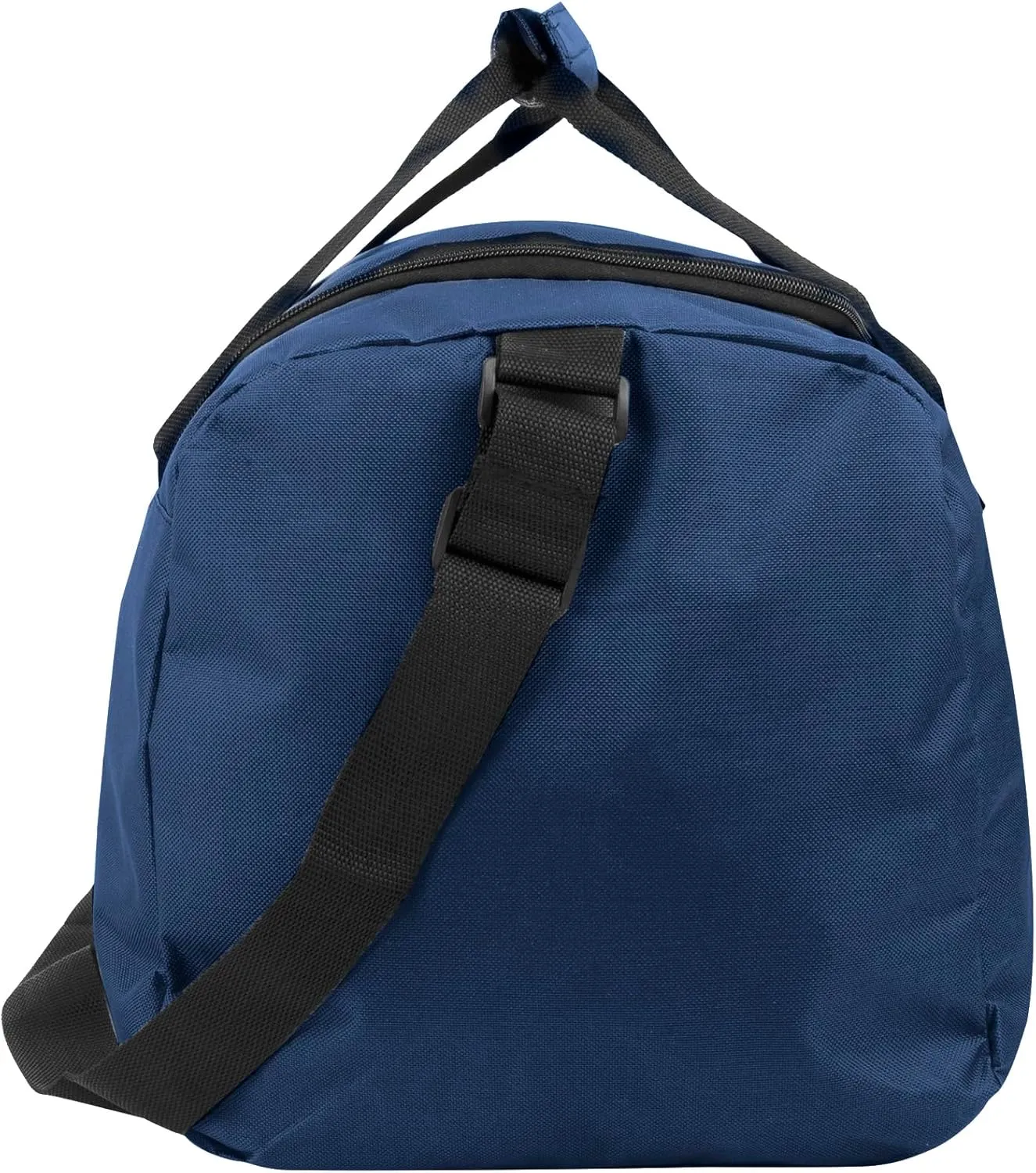 (24 Pack) Bulk Duffle Bags Wholesale for Homeless Adult Men, Women, Travel, and Sports Teams (All Blue Pack)