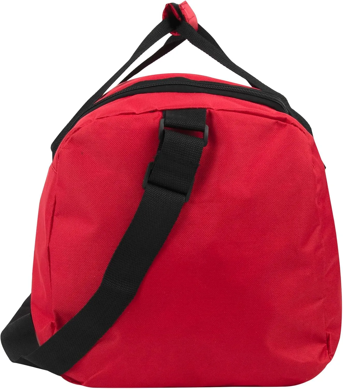 (24 Pack) Bulk Duffle Bags Wholesale for Homeless Adult Men, Women, Travel, and Sports Teams (All Red Pack)