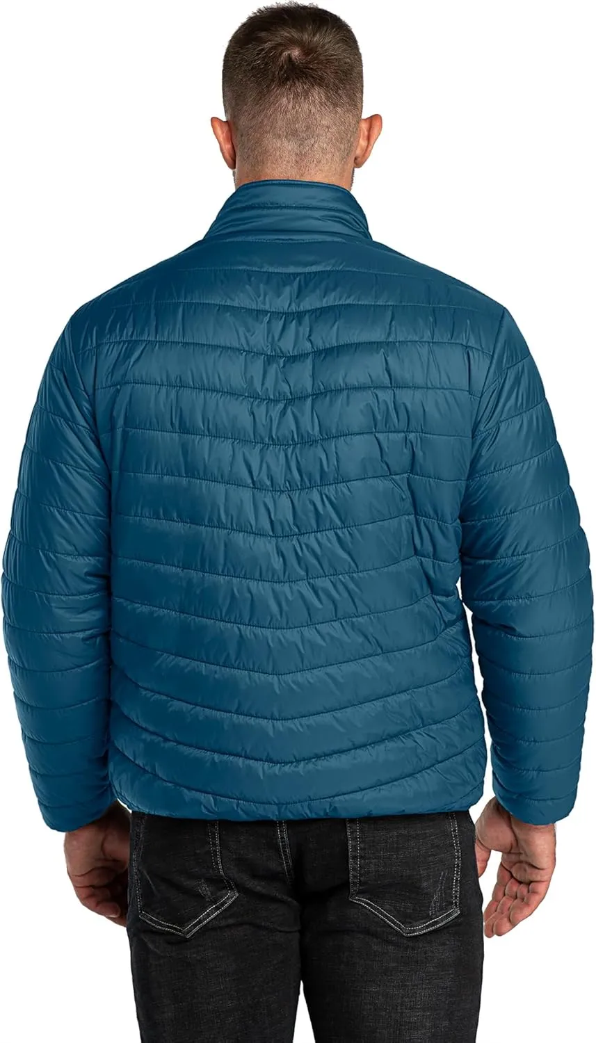 33,000ft Men's Puffer Jacket Lightweight Packable Winter Jacket