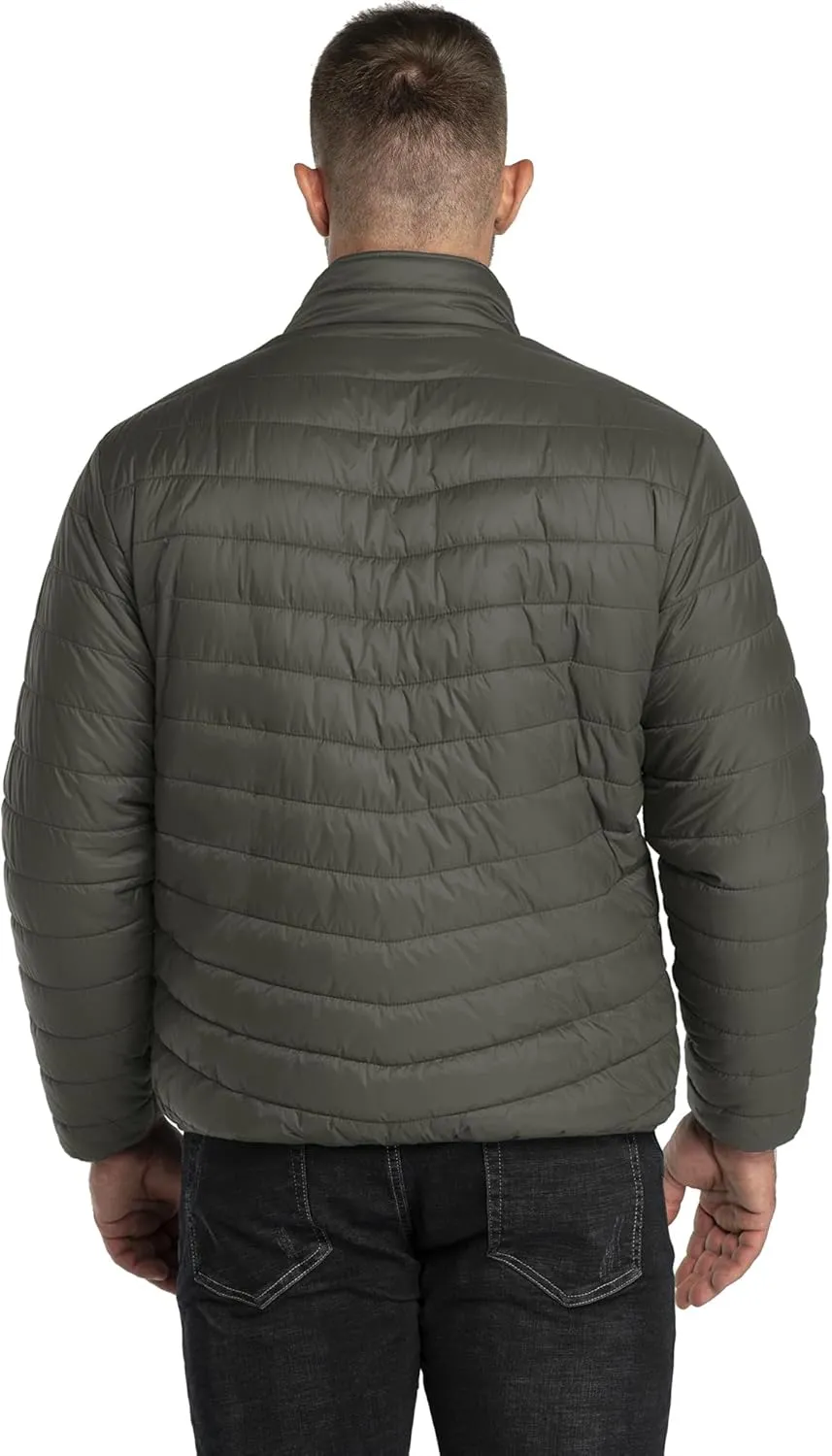 33,000ft Men's Puffer Jacket Lightweight Packable Winter Jacket