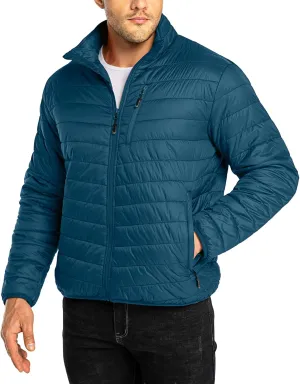33,000ft Men's Puffer Jacket Lightweight Packable Winter Jacket