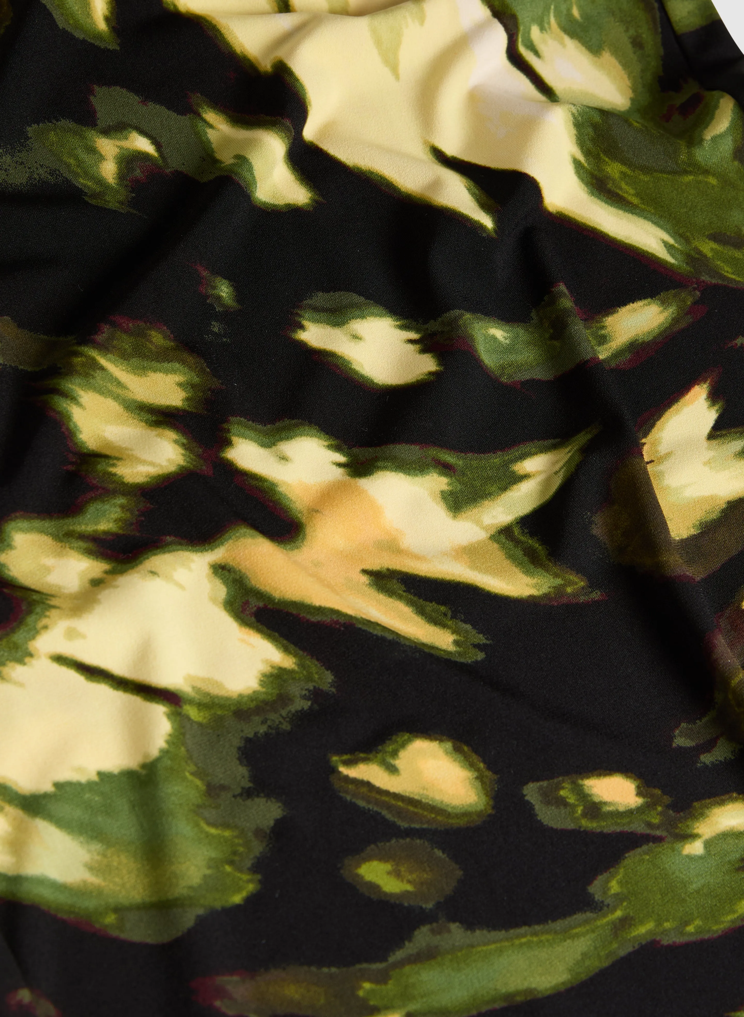 Abstract Wide-Leg Pants