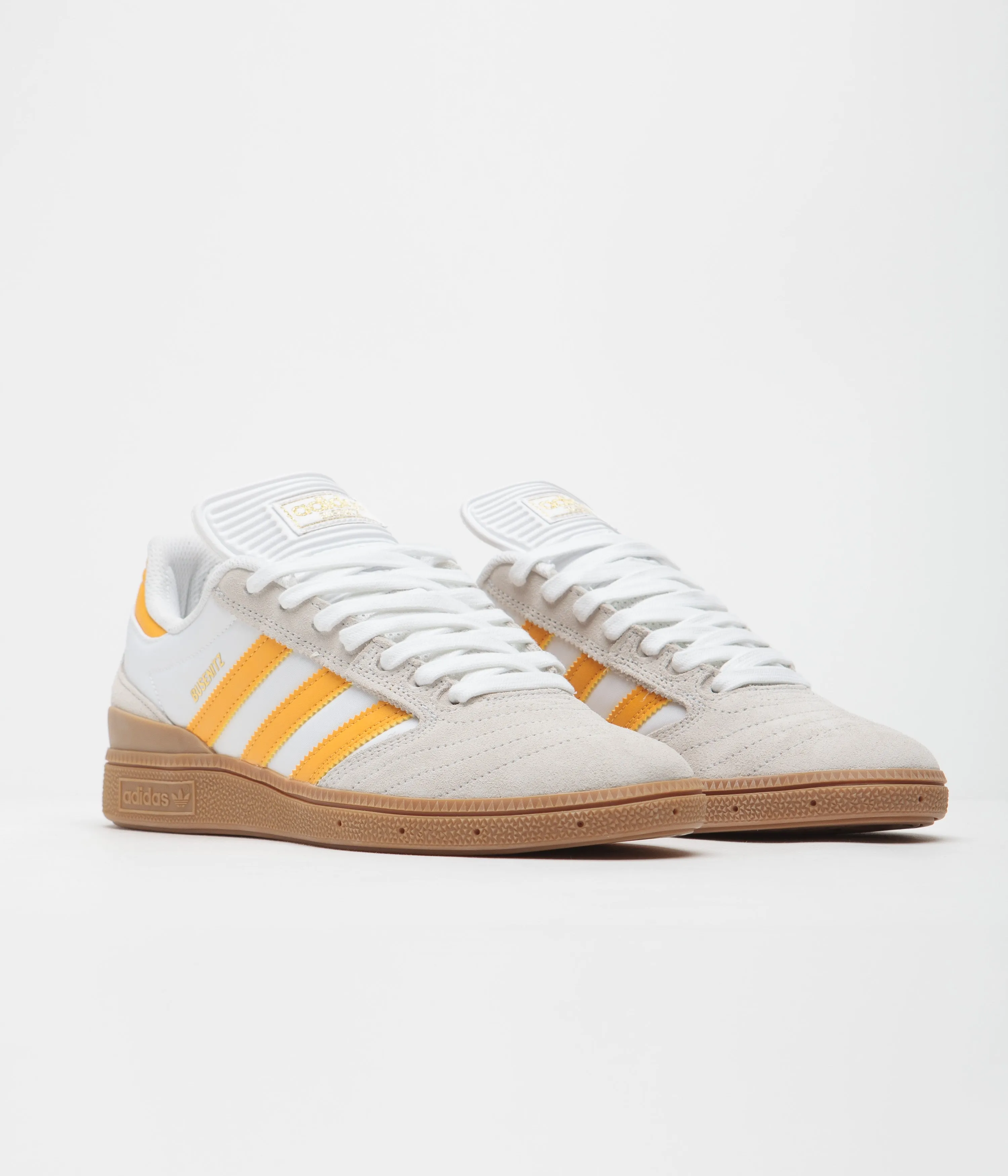 Adidas Busenitz Shoes - Crystal White / Yellow / Gum4
