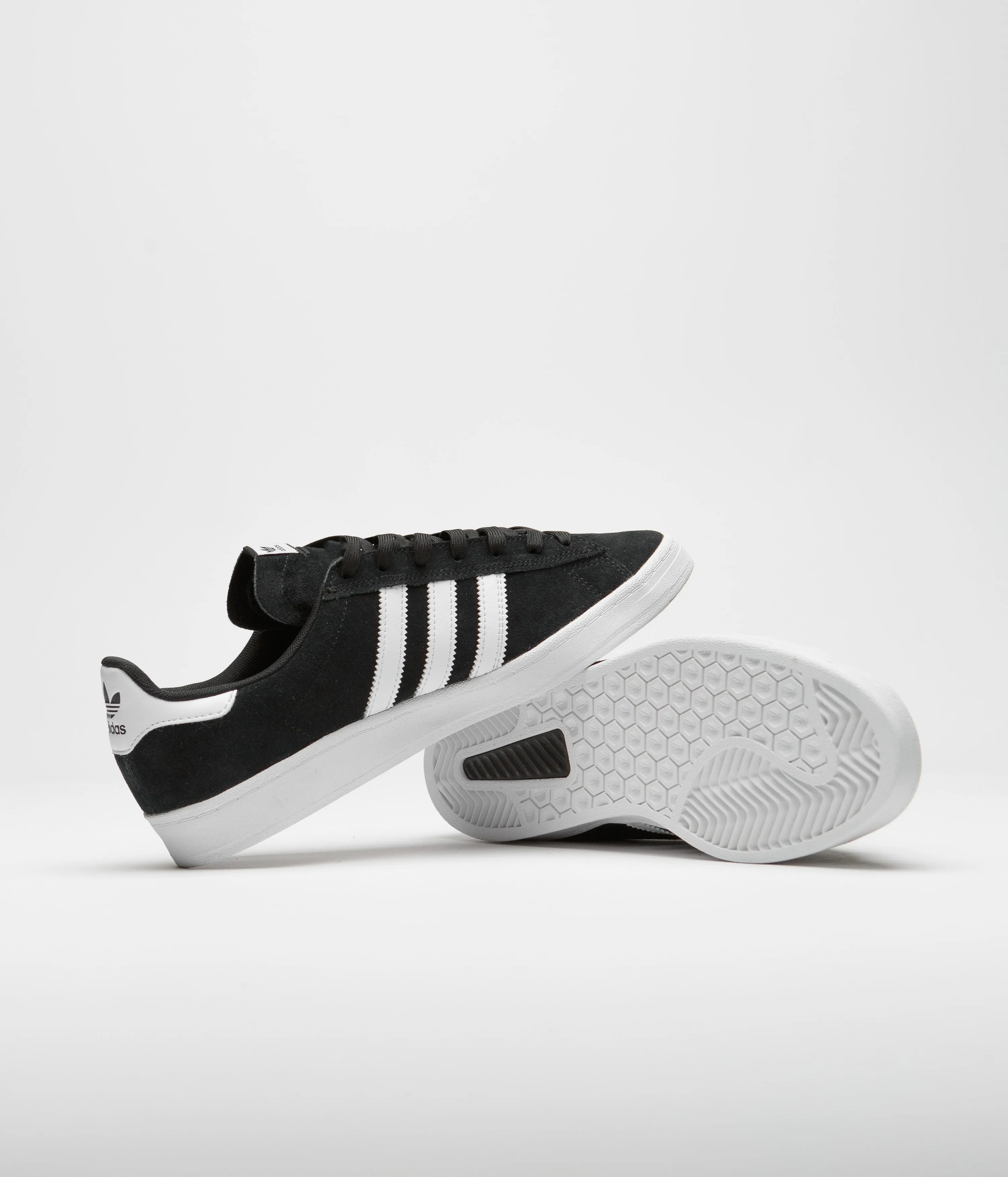 Adidas Campus ADV Shoes - Core Black / White / White