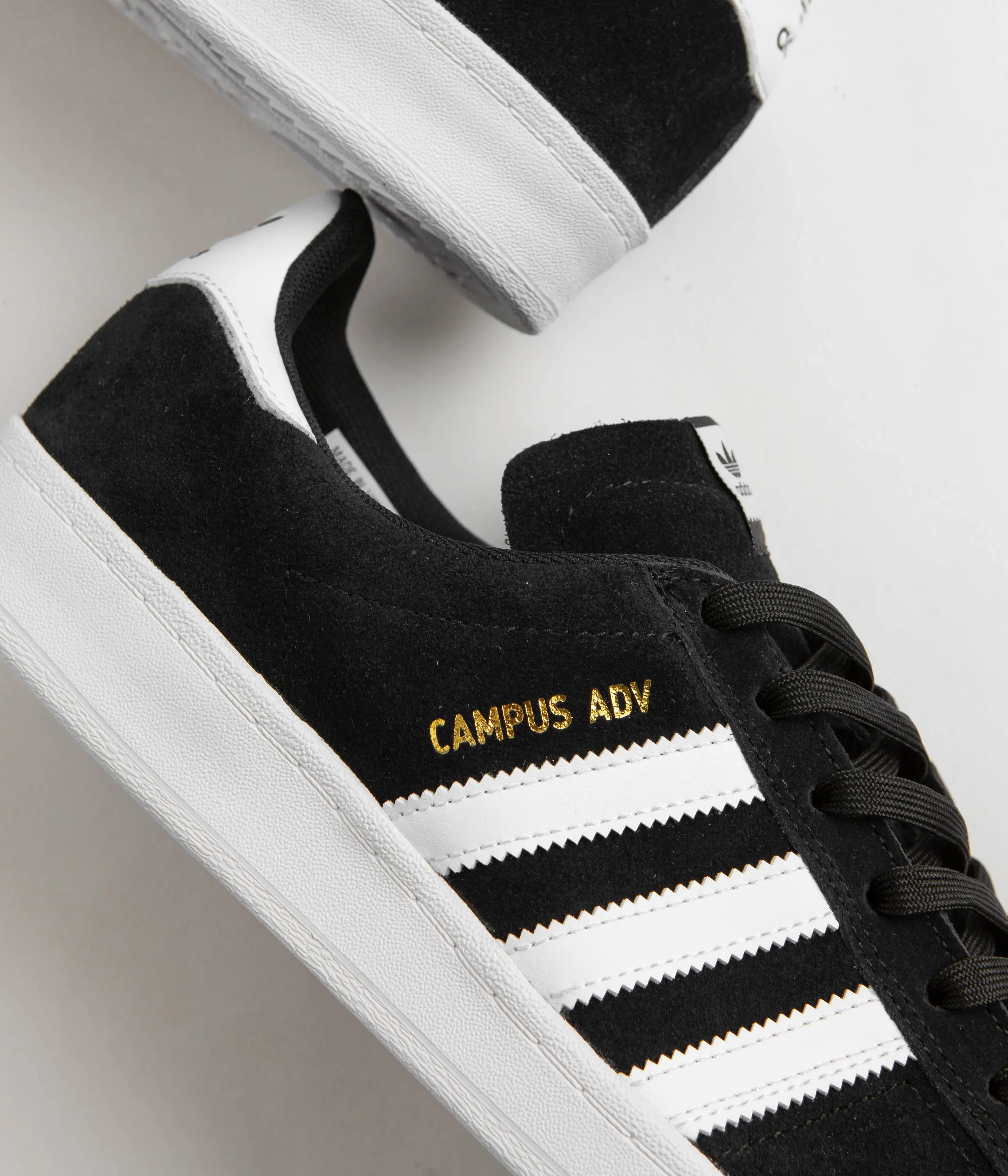 Adidas Campus ADV Shoes - Core Black / White / White