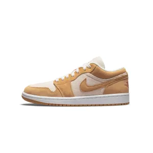 Air Jordan Womens 1 Low SE Shoes Twine/Orange