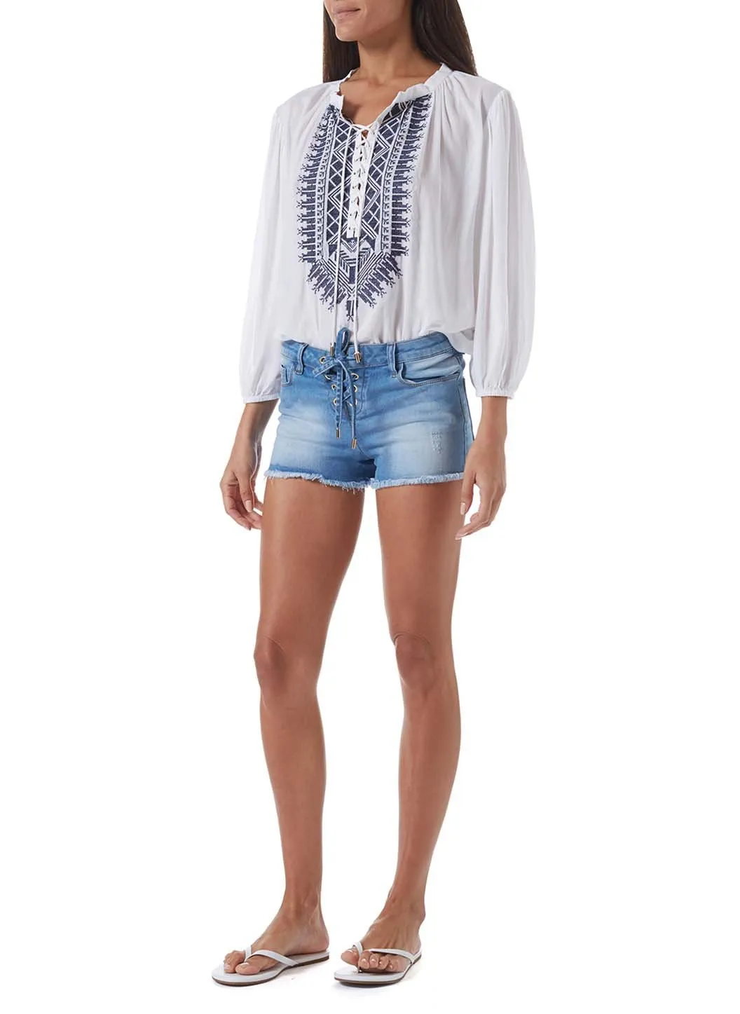 Alexi Blue Denim Shorts