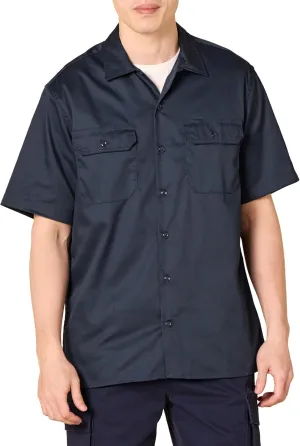 Amazon Essentials Button Up Shirt for Men, Short-Sleeve, Stain and Wrinkle-Resistant