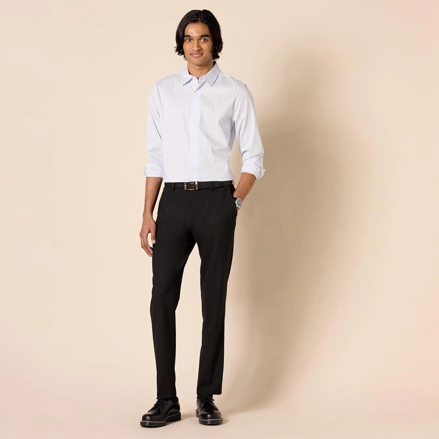 Amazon Essentials Men's Slim-Fit Wrinkle-Resistant Stretch Dress Pant