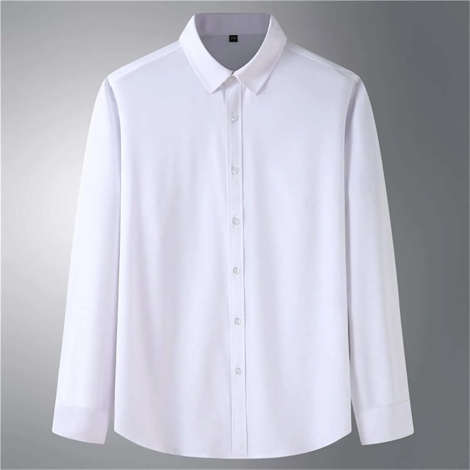 Andongnywell Men's Loose-Fit Wrinkle-Resistant Long-Sleeve Solid Dress Shirt Non Iron Business Casual Button Down Shirts