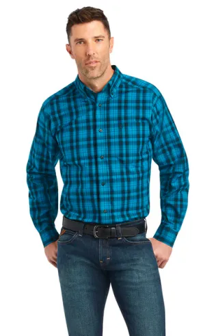 Ariat Pro Series Kingston Fitted Shirt - Ocean Depths