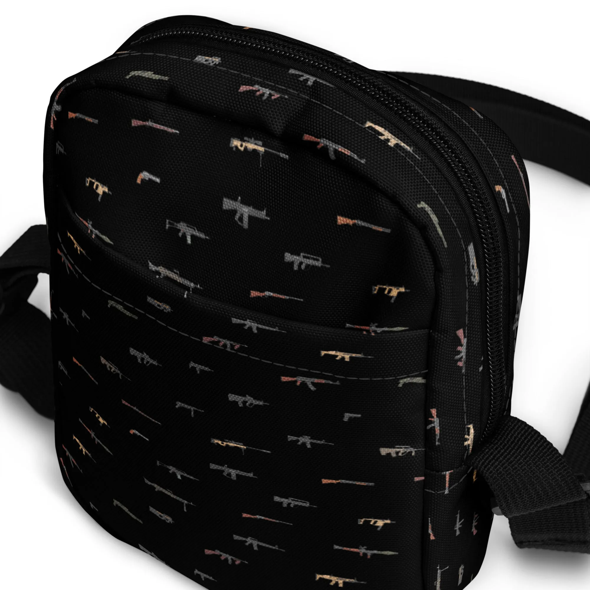 Arsenal Pattern Utility Crossbody Bag