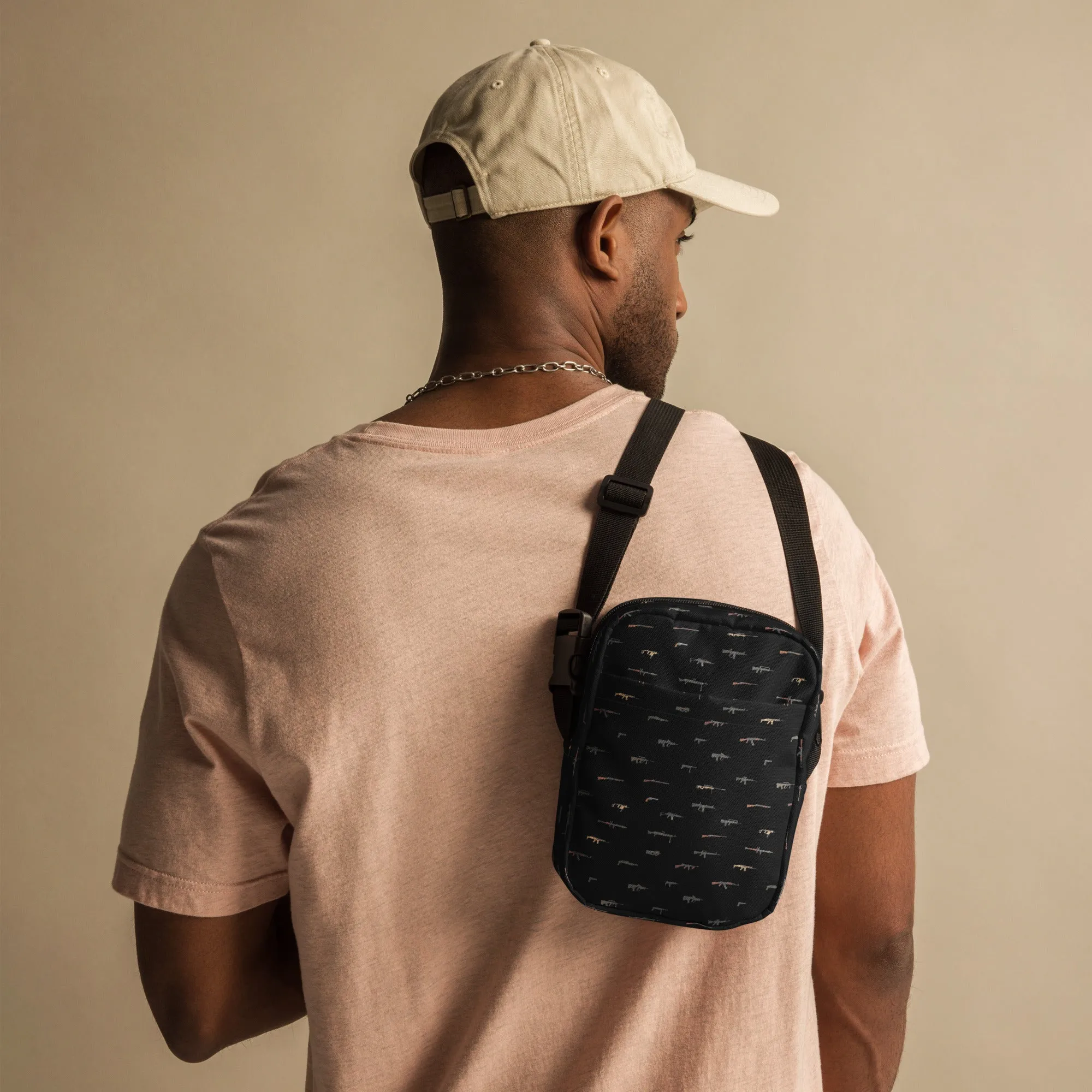 Arsenal Pattern Utility Crossbody Bag