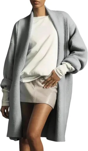 Arssm Womens Long Cardigan Oversized Chunky Open Front Sweaters Slouchy Knit Long Sleeve Fall Coat 2024 Trendy Jackets