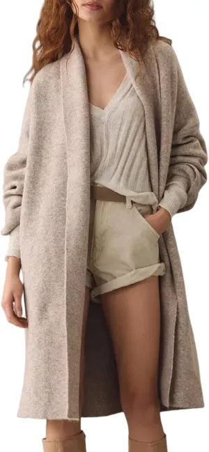 Arssm Womens Long Cardigan Oversized Chunky Open Front Sweaters Slouchy Knit Long Sleeve Fall Coat 2024 Trendy Jackets