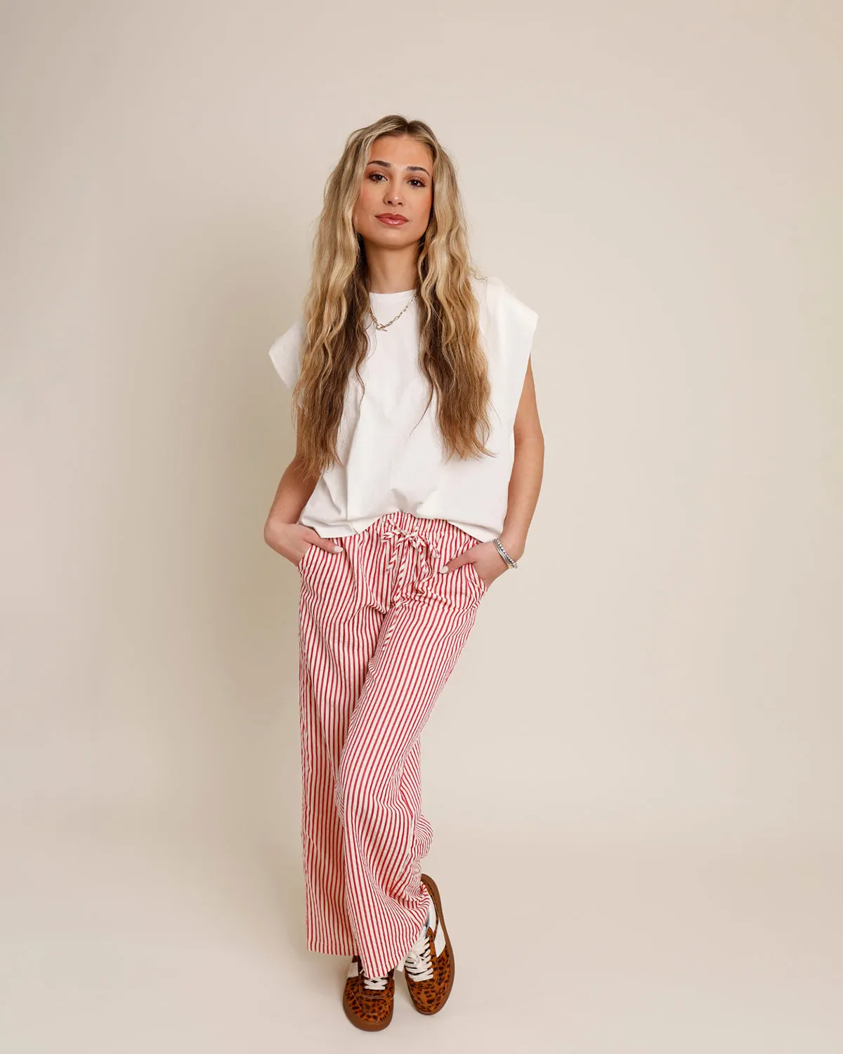 AS IT WAS STRIPED PANTS