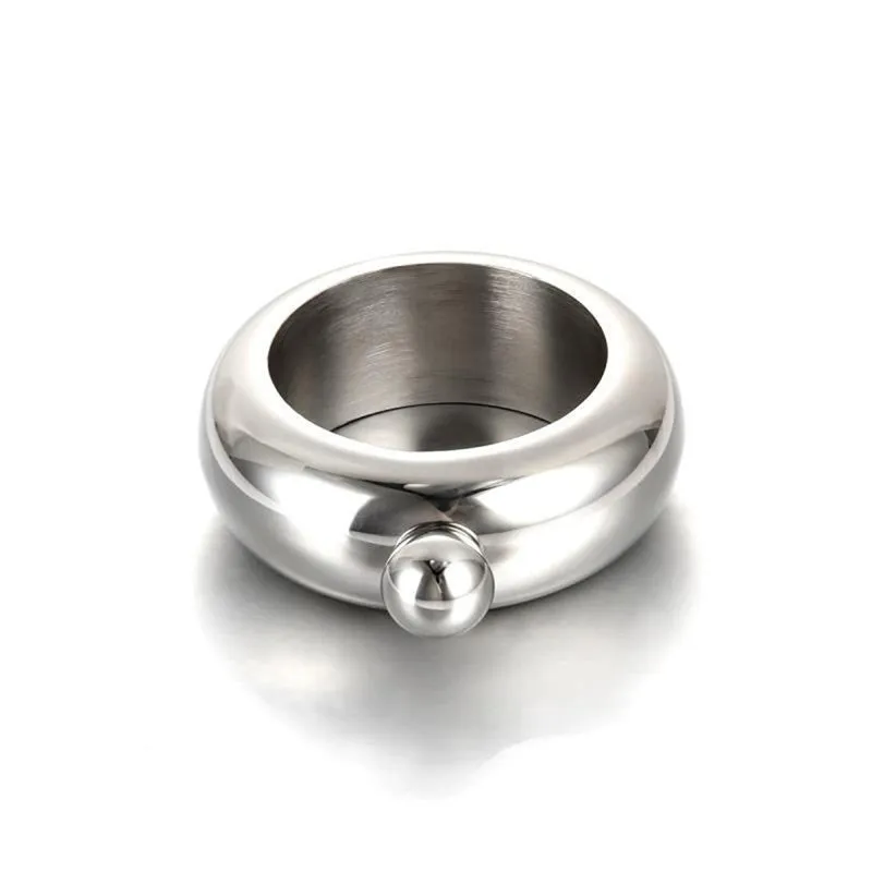 Bangle Bracelet Hip Flask Silver/Rainbow/Copper Grade 304 Stainless Steel High Quality Whiskey Drink-ware and Funnel Set