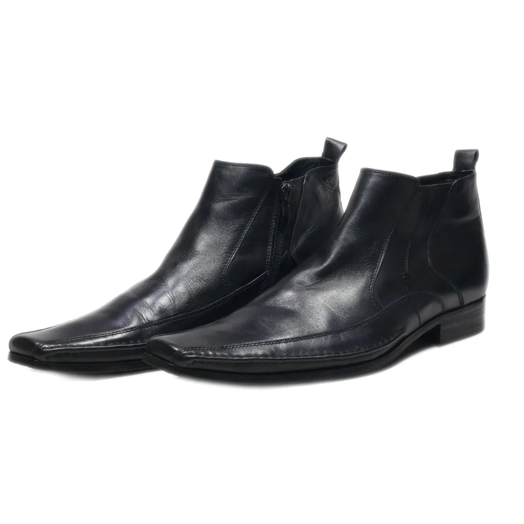 Belmondo Ankle Boots Leather Black Colour For Men