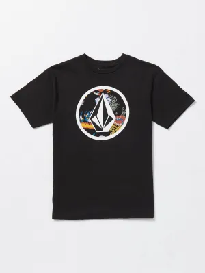 Big Boys Crisp Stone Fill Short Sleeve Tee - Black