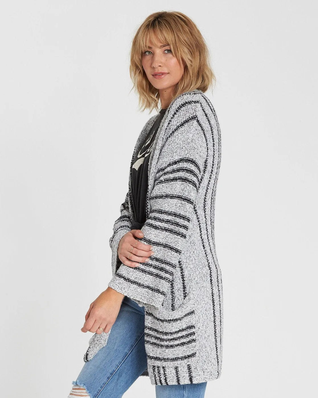 Billabong Women's Good TImes Cardigan Sweater | White Cap