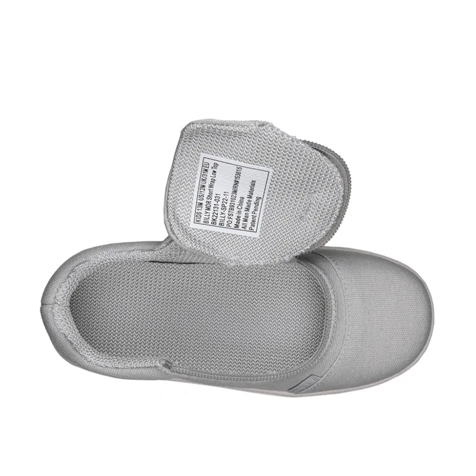 Billy Footwear - Grey Billy XDR Short Wrap Low Top - Extra Wide