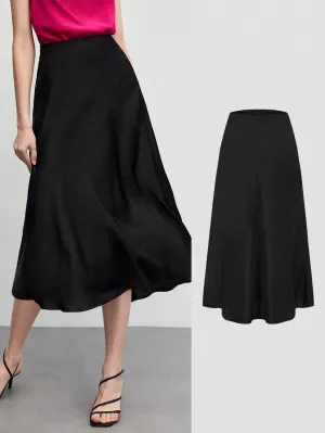 BIZwear Solid A-line Skirt Workwear