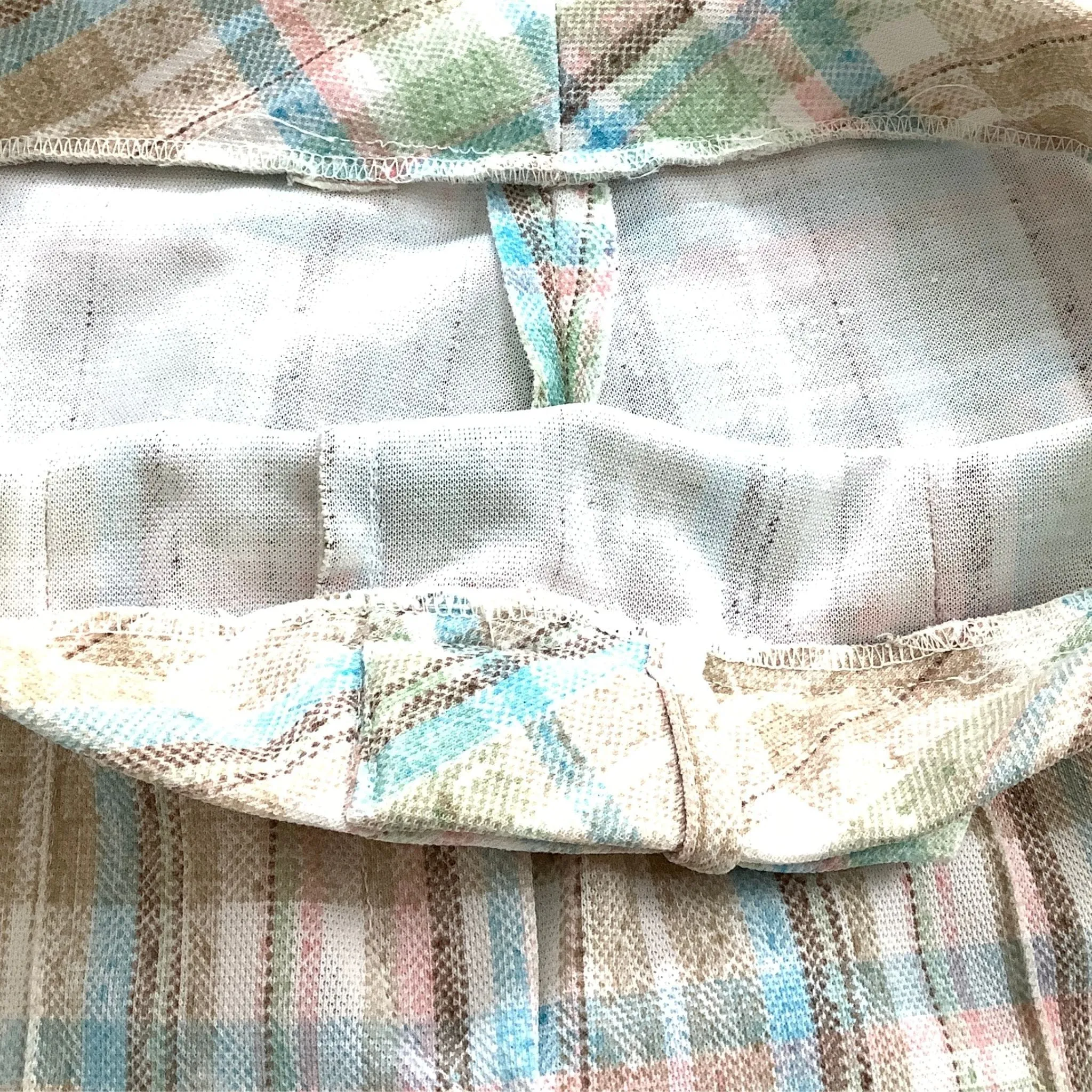 Blue Checkered Pants