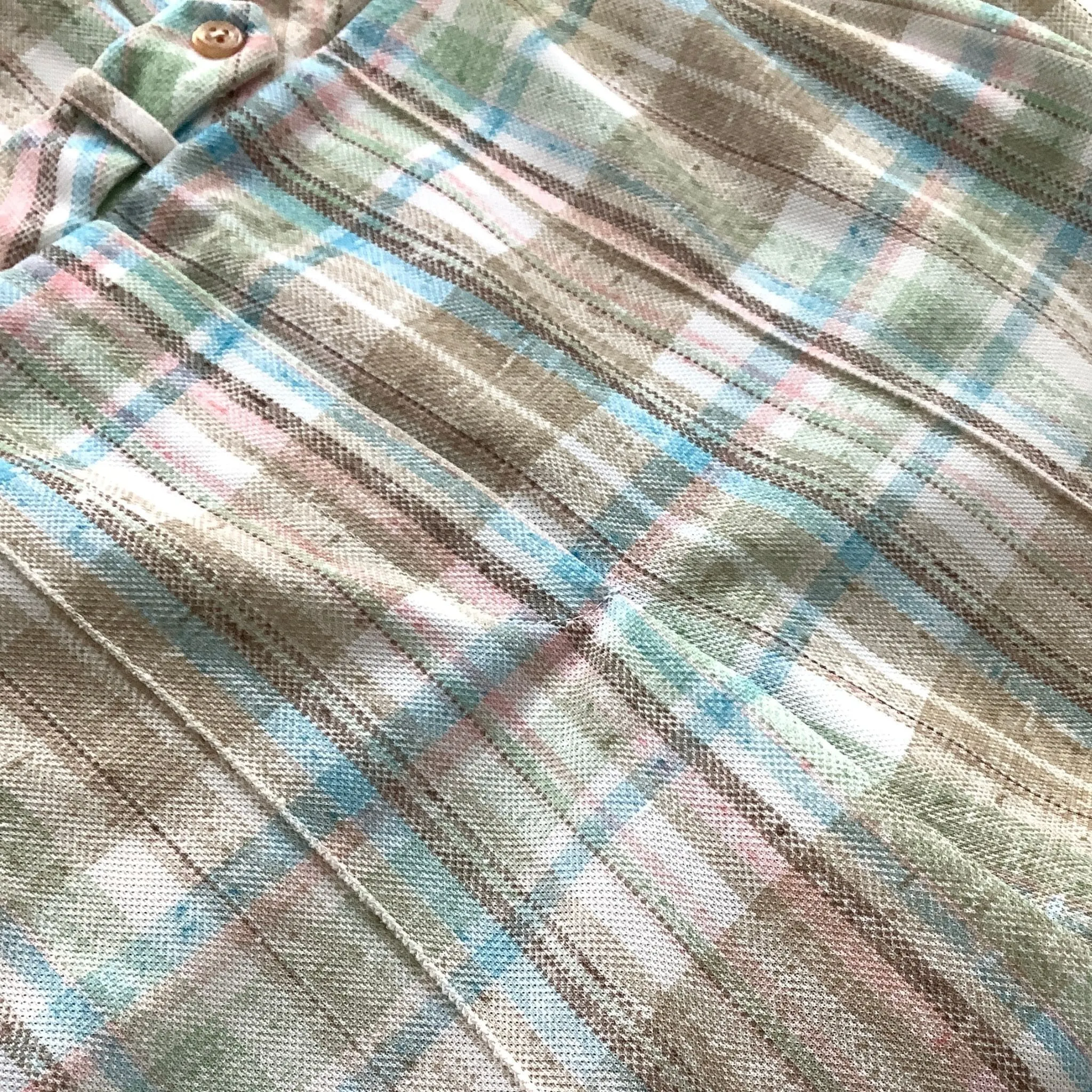 Blue Checkered Pants