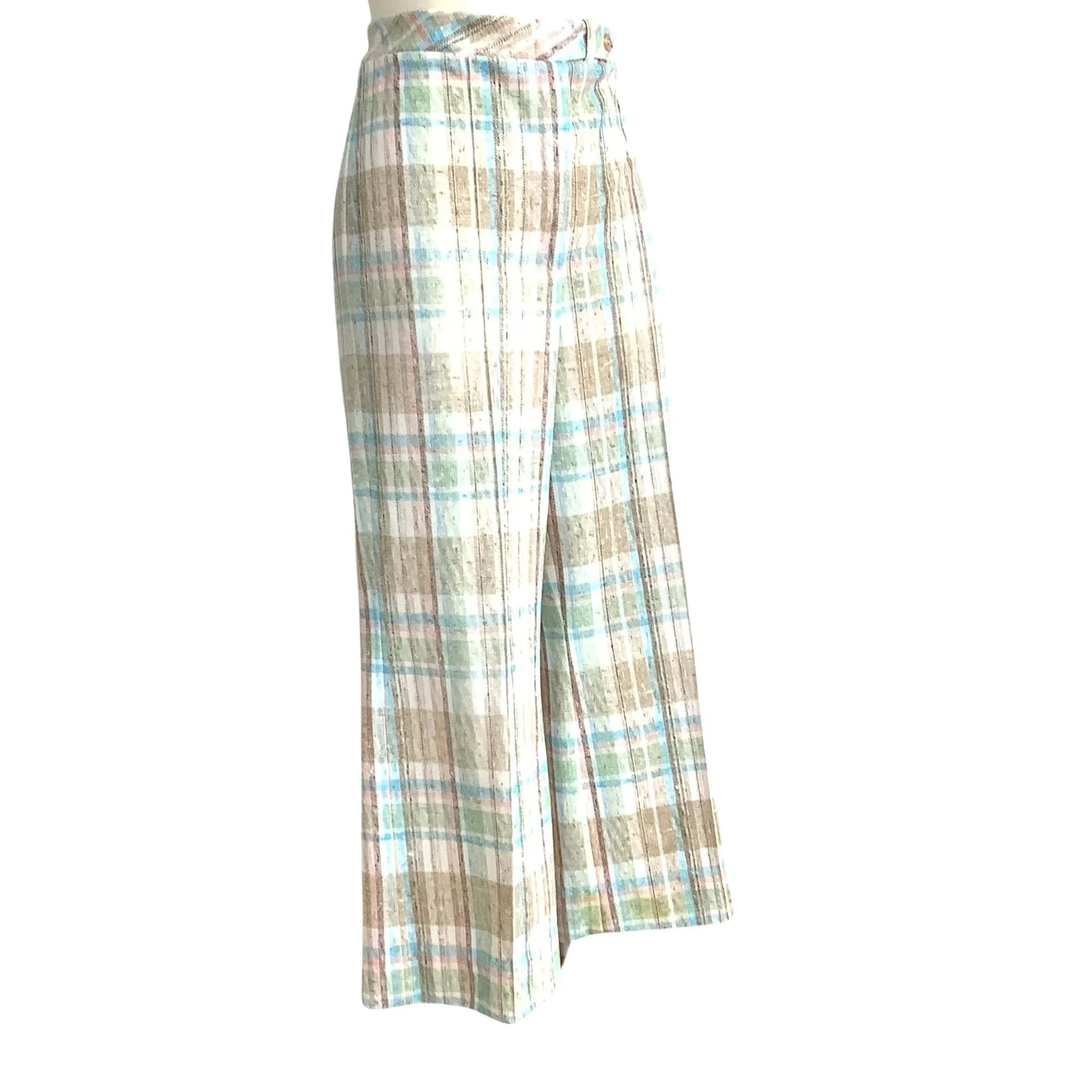 Blue Checkered Pants