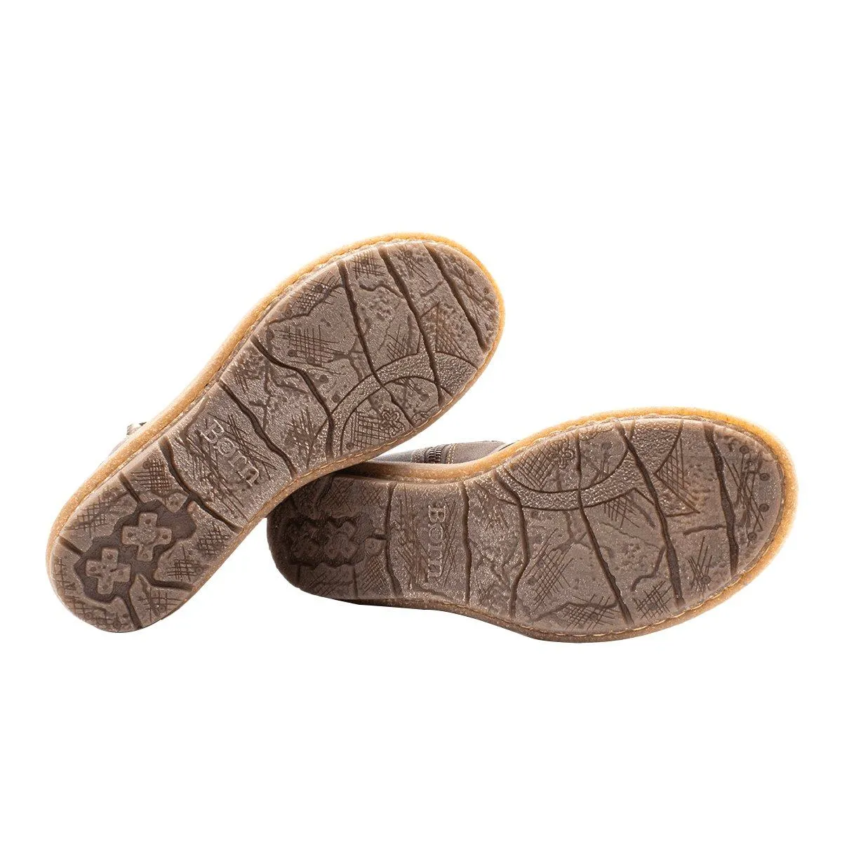 Born Tarkiln Ankle Boots Fabric Brown Colour For Women
