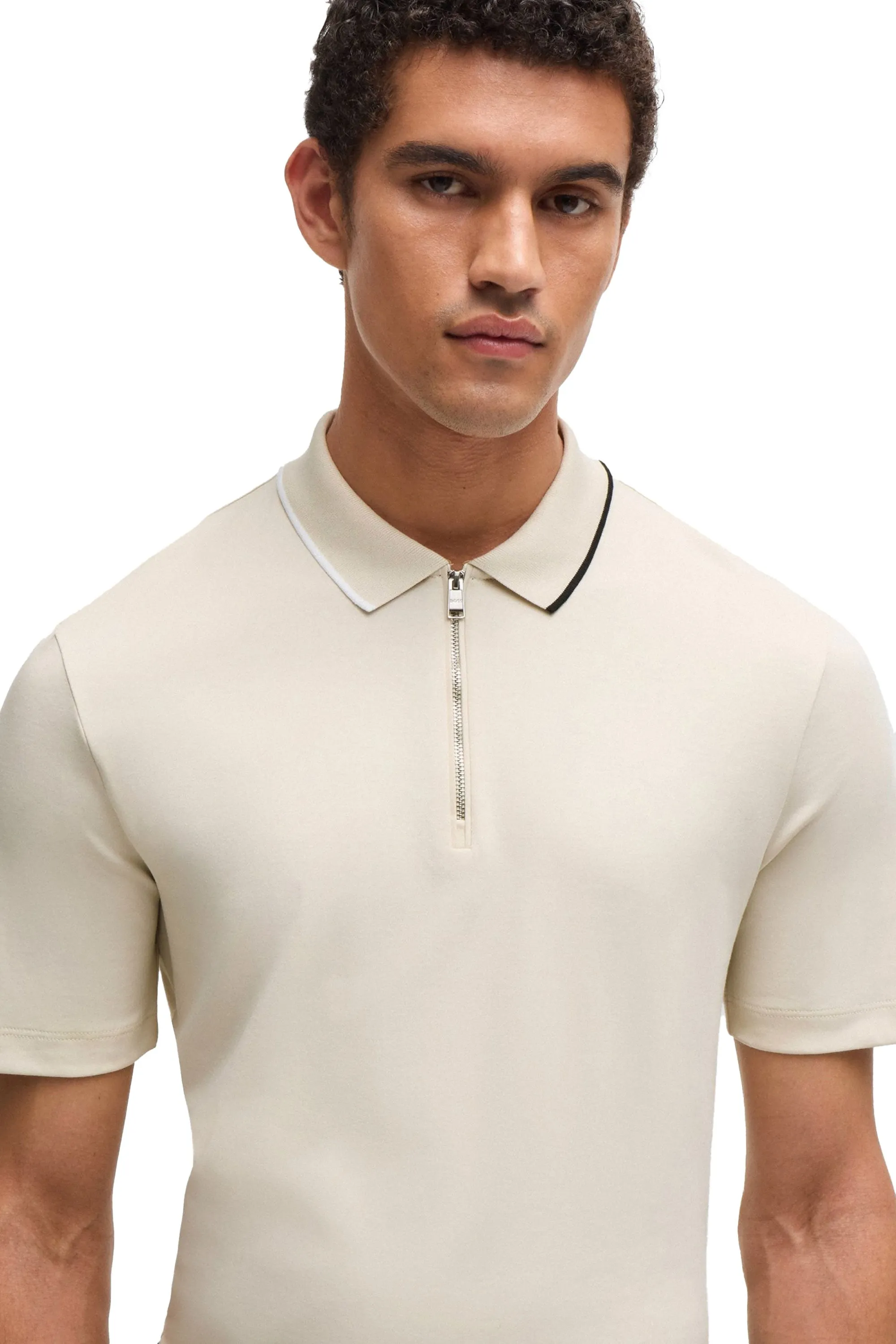 Boss C-paras 30 Polo Shirt Open White