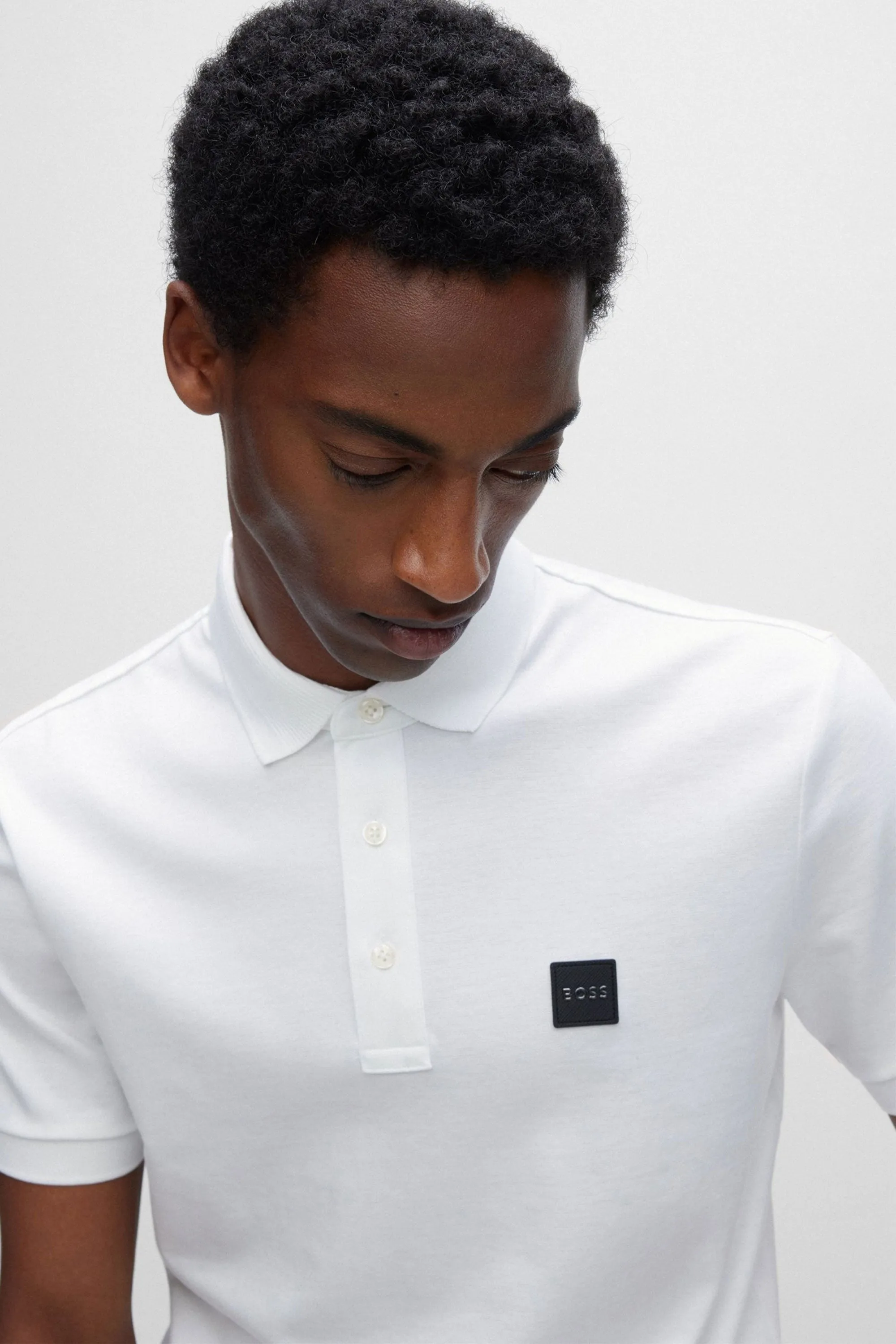 Boss Parlay 143 Polo Shirt White