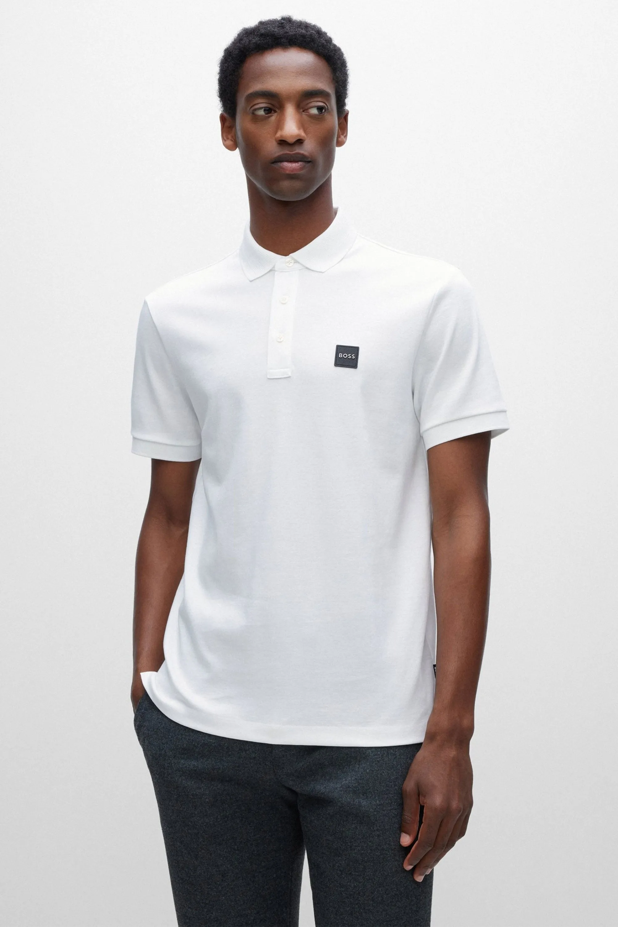 Boss Parlay 143 Polo Shirt White