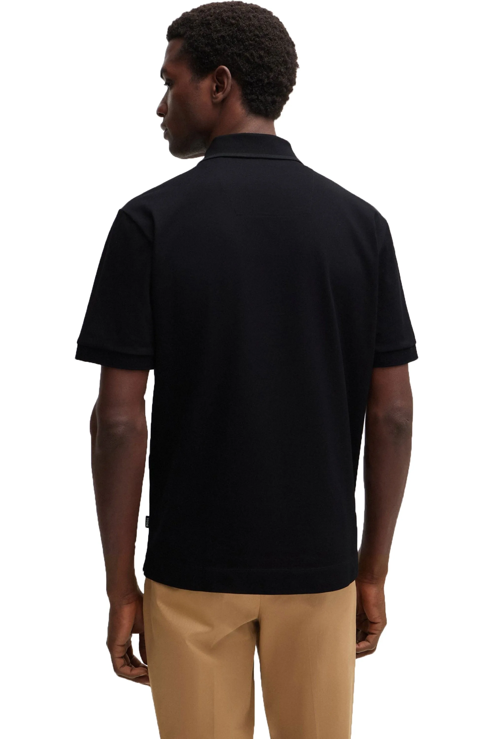 Boss Parlay 210 Polo Shirt Black
