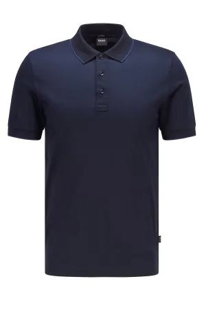 BOSS Phillipson 97 Slim Fit Polo Shirt Dark Blue