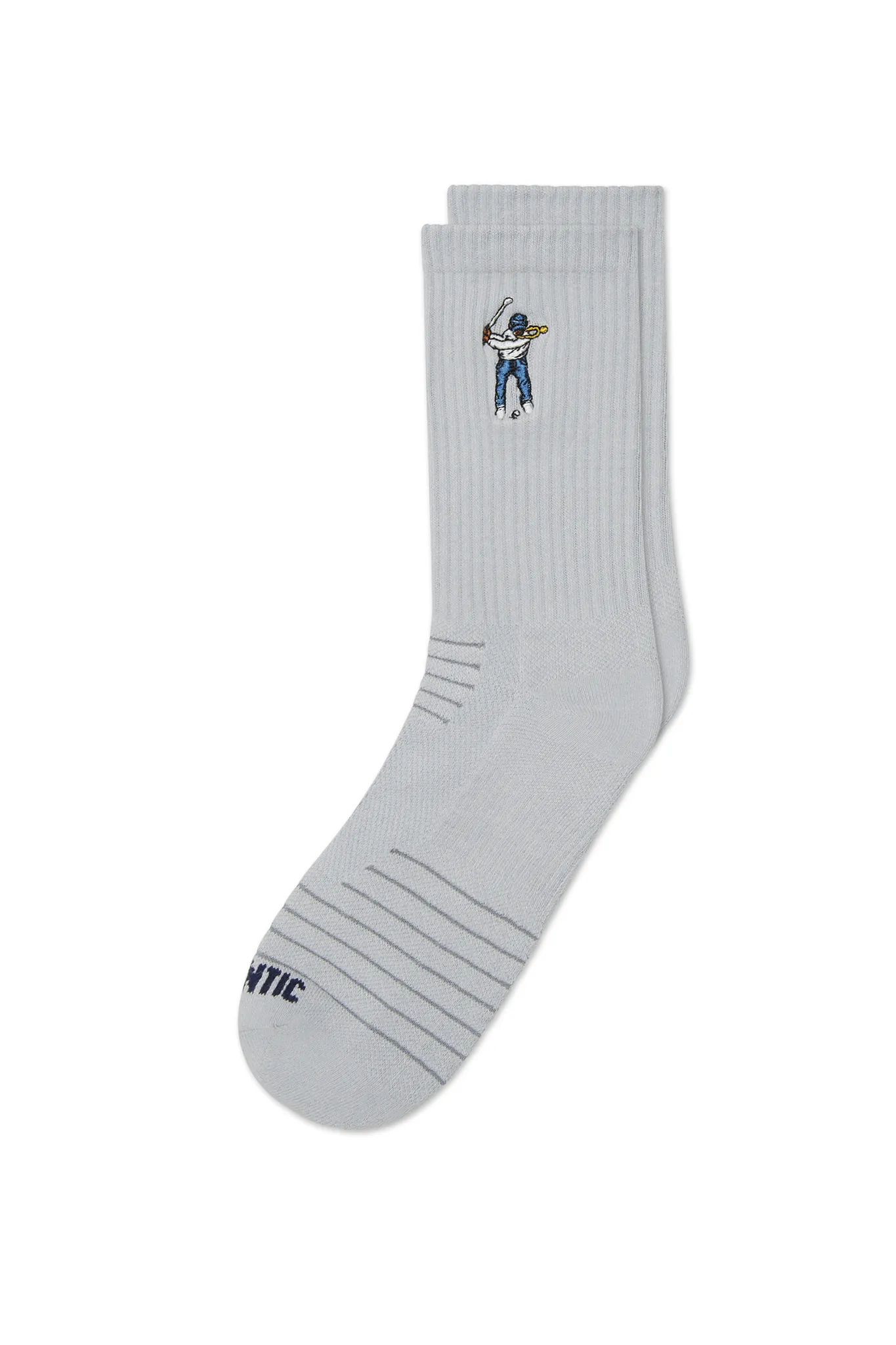 Calf Height Logo Socks Grey