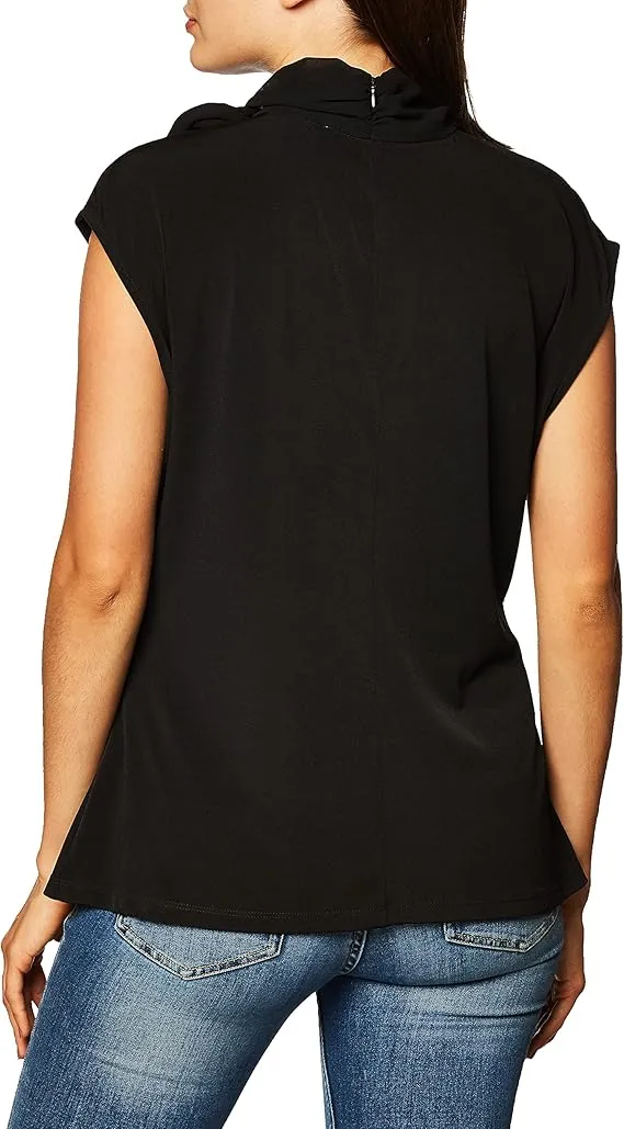 Calvin Klein Tie-Neck Sleeveless Top, Size Small