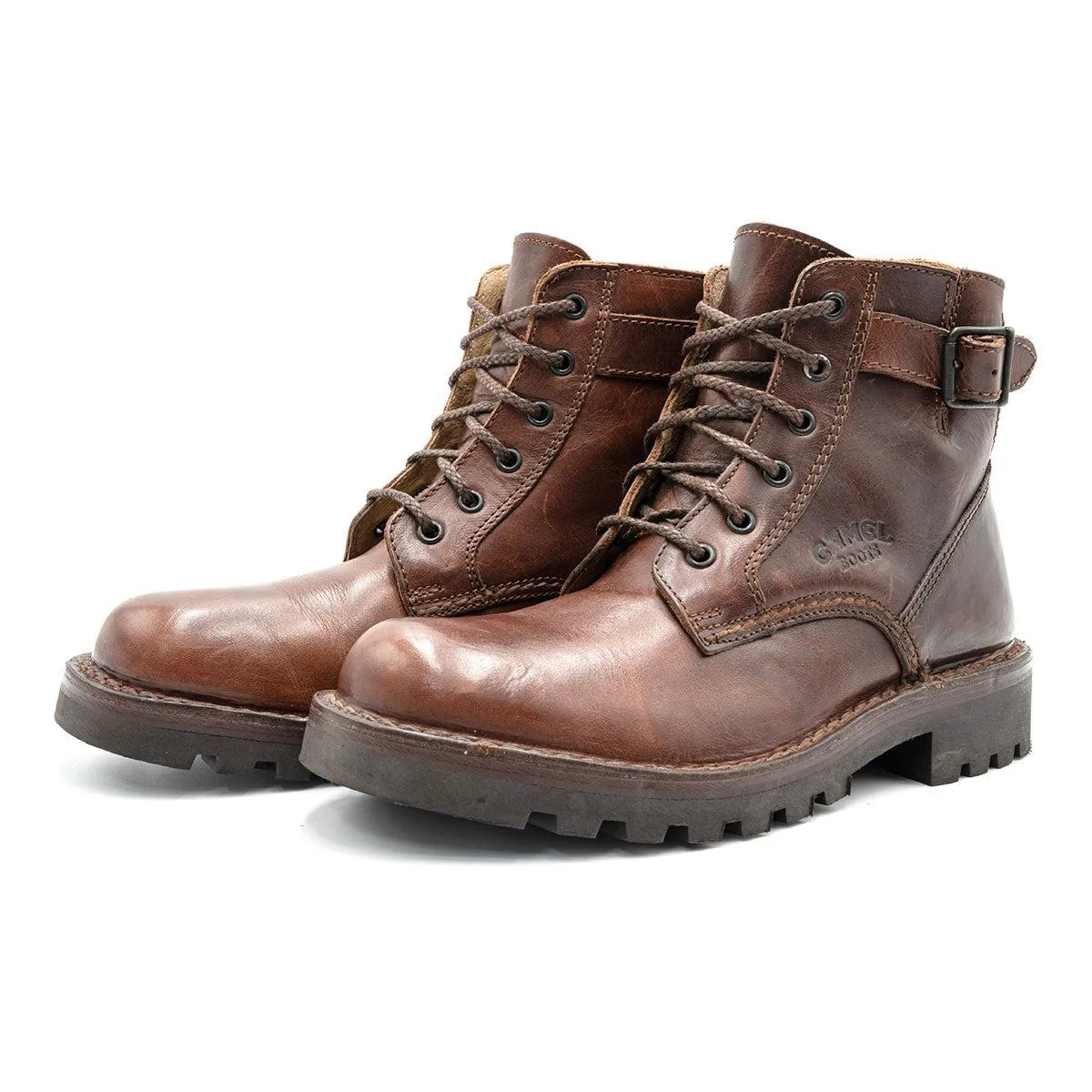 Camel Boots Camel Hiking Boots Leather Brown Colour For Men