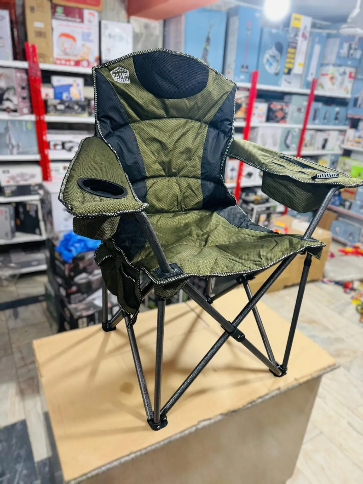 Camp Master Hiking Portable Deluxe Camping Chair