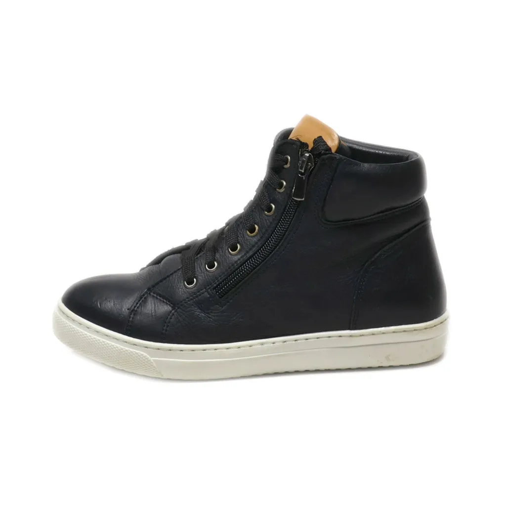 Canqier Ankle Boots Leather Black Colour For Women