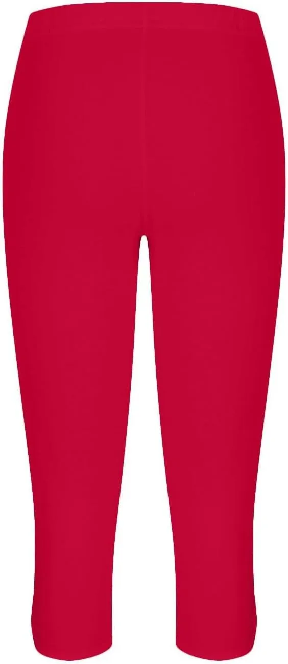 Capri Leggings for Women Casual Yoga Pants Tummy Control High Waisted Slim Fit Comfy Stretchy Workout Pants