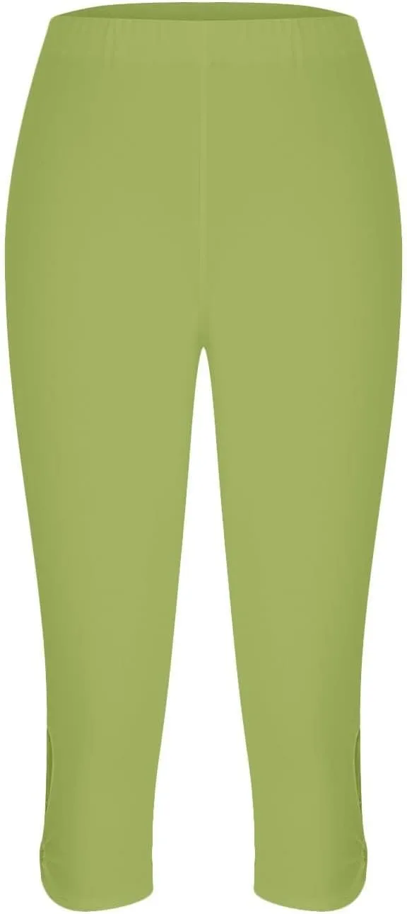 Capri Leggings for Women Trendy Casual Yoga Pants 2025 Summer Lightweight Soft Comfy Stretchy Workout Pants