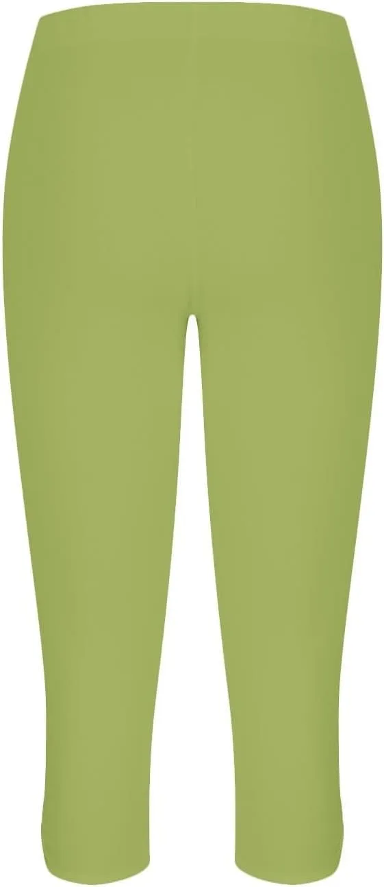 Capri Leggings for Women Trendy Casual Yoga Pants 2025 Summer Lightweight Soft Comfy Stretchy Workout Pants