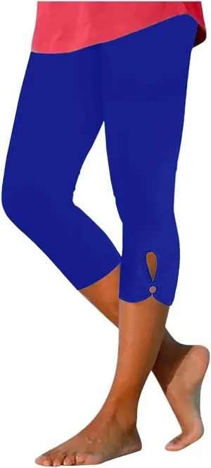 Capri Leggings for Women Trendy Casual Yoga Pants 2025 Summer Lightweight Soft Comfy Stretchy Workout Pants